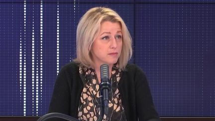 Barbara Pompili, ministre de la Transition écologique, était l'invitée de franceinfo le 2 mars 2021. (FRANCEINFO / RADIOFRANCE)