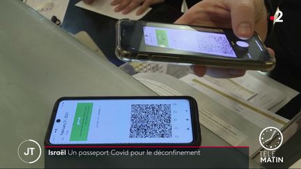 Un passeport vert mis en plave en Israël pour accéder à certains lieux (France 2)