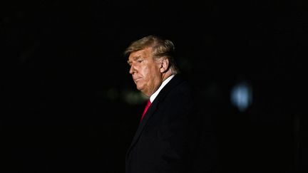 Le président américain, Donald Trump, le 19 octobre 2020, à la Maison Blanche (Etats-Unis).&nbsp; (SAMUEL CORUM / GETTY IMAGES NORTH AMERICA / AFP)