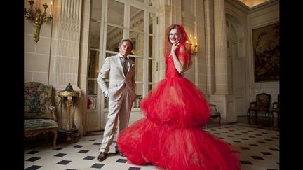 Valentino Garavani et Natalia Vodianova au musée Nissim de Camodo à Paris (2011)
 (Kevin Tachman)