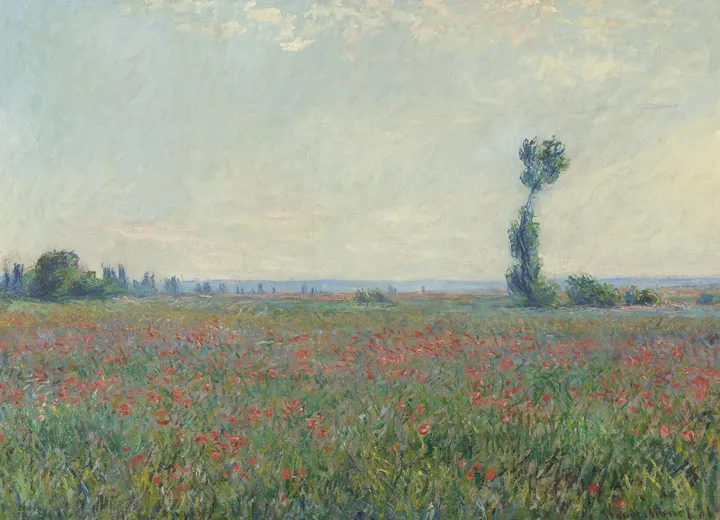 "Champ de coquelicots" de Claude Monet, présenté dans l'exposition "Vive l'impressionnisme" au musée Van Gogh d'Amsterdam. (VAN GOGH MUSEUM)