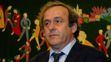 Le président de l'UEFA, Michel Platini (2014)
 (PHOTOPQR/LE TELEGRAMME)