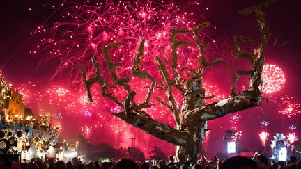 Le feu d'artifice pour marquer les 10 ans du Hellfest
 (SEBASTIEN SALOM-GOMIS/SIPA/1506211229)