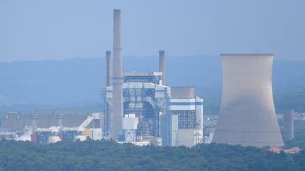 La centrale à charbon Emile-Huchet de Saint-Avold, en Moselle, le 7 juillet 2022.&nbsp; (JEAN-CHRISTOPHE VERHAEGEN / AFP)