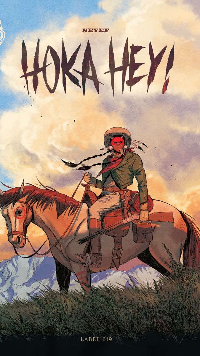 Couverture de la BD "Hoka Hey !" de Neyef (Label 619)