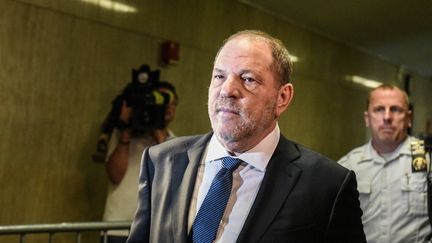 Harvey Weinstein, le 11 octobre 2018, à la Cour suprême de l'Etat de New York. (STEPHANIE KEITH / GETTY IMAGES NORTH AMERICA / AFP)