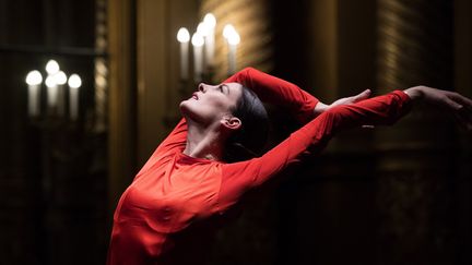 Marie-Agnès Gillot à l'Opéra Garnier le 15 mars 2018
 (Christophe Archambault / AFP)