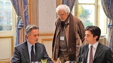 Thierry Lhermitte, Bertrand Tavernier et Raphaël Personnaz en plein tournage
 (Etienne George)