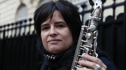 Géraldine Laurent est nommée dans la catégorie "Artiste ou formation de l'année" pour la 14e édition des Victoires du Jazz.
 (FRANCOIS GUILLOT / AFP)