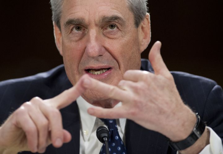 Robert Mueller, le 19 juin 2013, alors qu'il était à l'époque directeur du FBI.&nbsp; (SAUL LOEB / AFP)