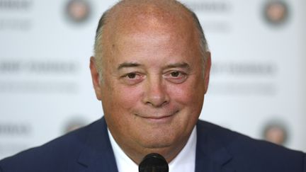 Bernard Giudicelli, le président de la FFT, a été condamné à 10.000 euros d'amende pour diffamation à l'encontre de Gilles Moretton (GABRIEL BOUYS / AFP)