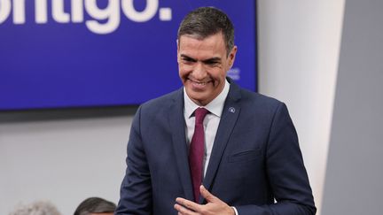 Le Premier ministre sortant, Pedro Sánchez, à Madrid (Espagne), le 3 octobre 2023. (THOMAS COEX / AFP)