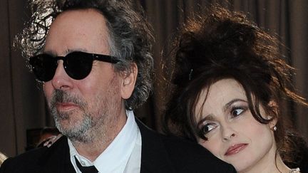 Tim Burton et Helena Bonham-Carter à la cérémonie des OScars en 2013
 (VALERIE MACON / AFP)