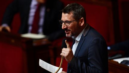 L'ancien LREM Matthieu Orphelin, chef de file du groupe&nbsp;Écologie, démocratie et solidarité à l'Assemblée nationale, le 26 ai 2020. (CHRISTOPHE ARCHAMBAULT / AFP)