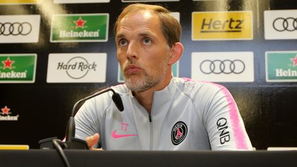 Thomas Tuchel, l'entraîneur du PSG (FIRO SPORTPHOTO / AUGENKLICK/FIRO SPORTPHOTO)