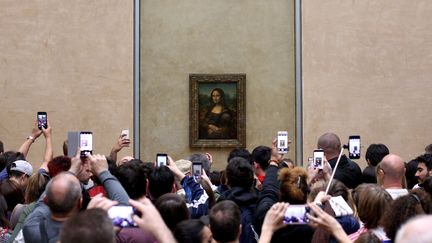 La Joconde, (1503-1506) Léonard de Vinci au Louvre, avril 2018 (PEDRO FIUZA / NURPHOTO / AFP)