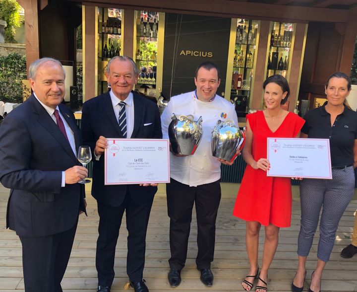 Remise du trophé Célébris en présence de Guillaume Gomez, chef des cuisines de l'Élysée. (RF/BERNARD THOMASSON)