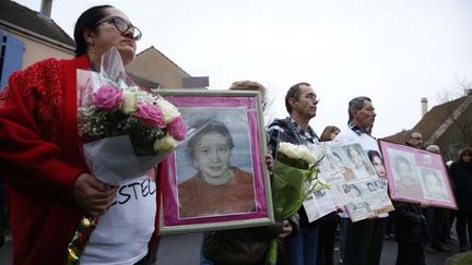 &nbsp; (Le 11 janvier 2014, la famille d'Estelle Mouzin avait organisé une marche à Guermantes, là où a disparu la jeune fille le 9 janvier 2003 © MaxPPP)