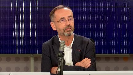 Robert Ménard, maire de Béziers,&nbsp;sur franceinfo jeudi 7 octobre. (FRANCEINFO / RADIO FRANCE)