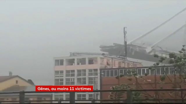 Effondrement d'un viaduc à Gênes : "On est vraiment bloqués"