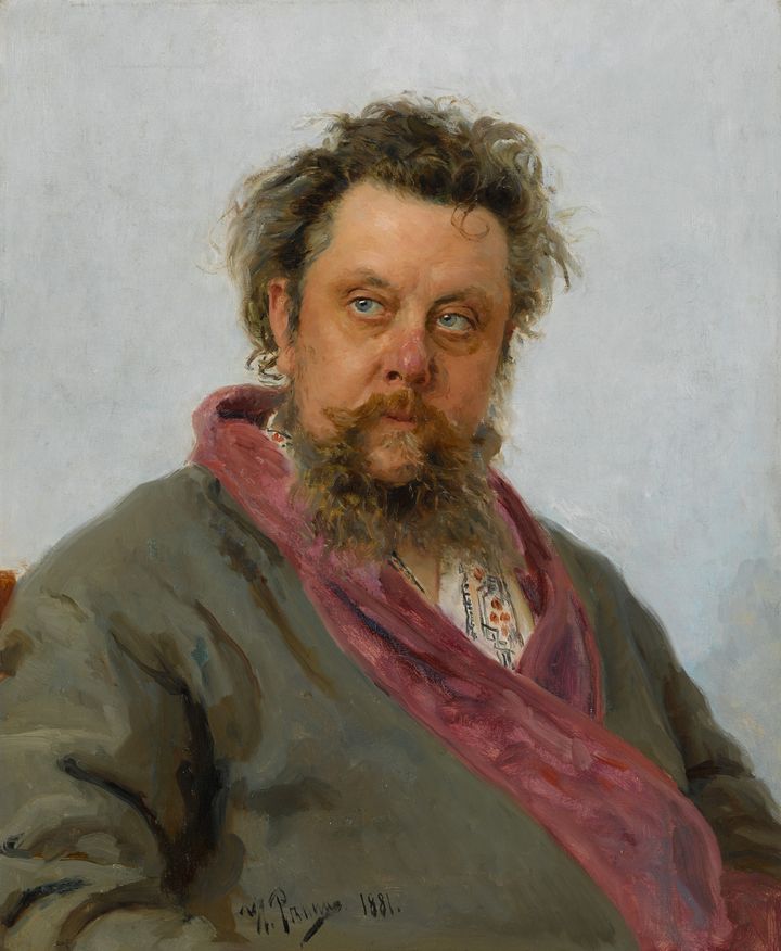 Ilya Répine, "Portrait de Modeste Moussorgski", 1881, huile sur toile.&nbsp; (GALERIE NATIONALE TRETIAKOV DE MOSCOU)