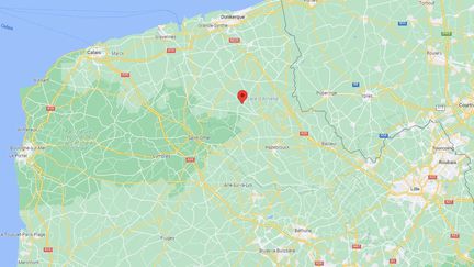 Une adolescente est morte dans une collision avec un train à Arnèke (Nord),&nbsp;le 21 août 2022.&nbsp; (GOOGLE MAPS)