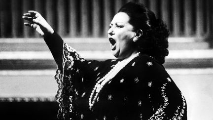 La cantatrice Montserrat Caballé, à Vienne (Autriche), le 1er septembre 1979. (AFP)