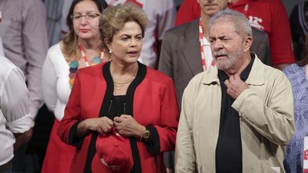 &nbsp; (Lula et l'actuelle présidente du Brésil, Dilma Rousseff ici en 2013 (illustration) © MaxPPP)