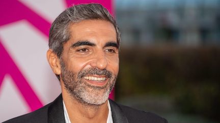 L'acteur Ary Abittan au festival du cinéma américain de Deauville en 2021. (DANIEL FOURAY / MAXPPP)