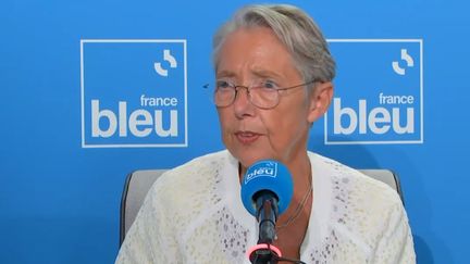 L'ancienne Première ministre et candidate aux législatives Elisabeth Borne. (FRANCE BLEU / RADIO FRANCE)