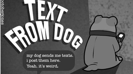 Capture d'&eacute;cran du Tumblr Textsfromdog, par @OctoberJones. (FTVI)