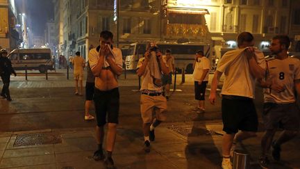 &nbsp; (Des supporters anglais à Marseille samedi, après la rencontre Angleterre-Russie © SIPA)