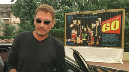 Johnny Hallyday à l'Hotel Royal à Deauville, le 7 septembre 1999. (MYCHELE DANIAU / AFP)