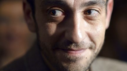 L'&eacute;crivain J&eacute;r&ocirc;me Ferrari au restaurant Drouant &agrave; Paris, apr&egrave;s avoir obtenu le prix Goncourt, le 7 novembre 2012. (ERIC FEFERBERG / AFP)