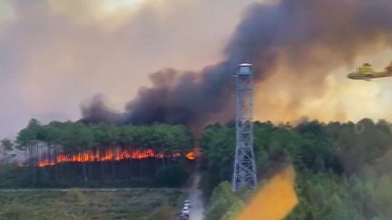 Incendies en Gironde : nouveau départ de feu, près du bassin d’Arcachon (FRANCE 3)