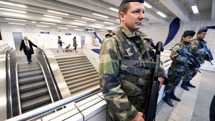 Dans le m&eacute;tro toulousain,&nbsp;mardi 20 mars 2012. (PASCAL PAVANI / AFP)