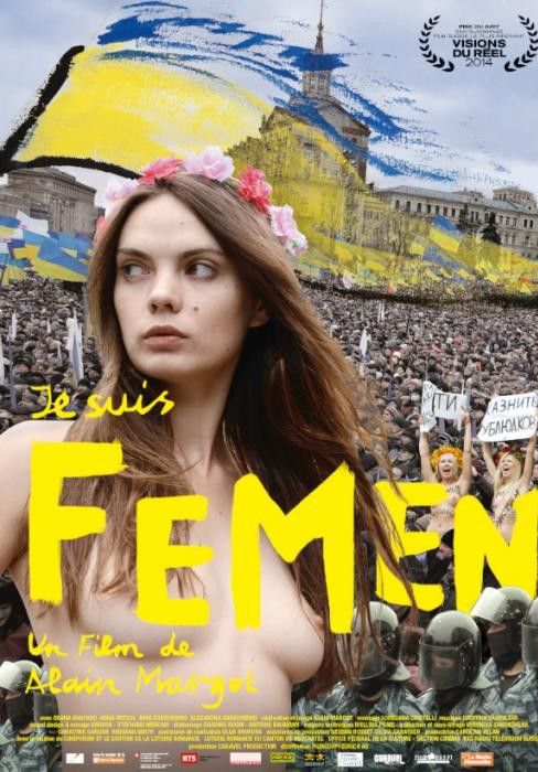 Affiche du film "Je suis Femen" d'Alain Margot 
 (Caravel Production)