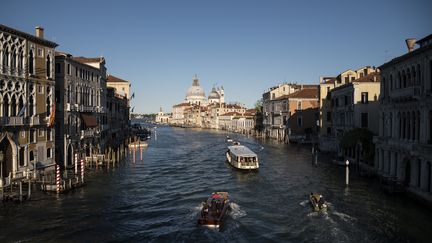 Venise, le Grand canal, le 20 mai 2021 (MARCO BERTORELLO / AFP)