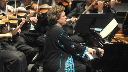 La pianiste Brigitte Engerer en 2009 à la Folle Journée de Nantes
 (Franck Perry / AFP)