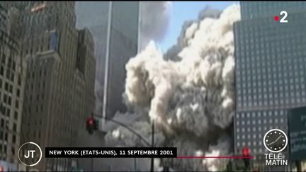 10 000 pompiers et bénévoles intervenus sur les lieux de l'attentat sont aujourd'hui atteints d'un cancer qui serait dû au nuage de cendres et de débris toxiques. (FRANCE 2)