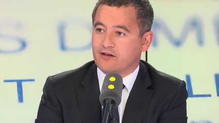 Gérald Darmanin, ministre de l’Action et des comptes publics, invité de franceinfo le 5 septembre 2018. (RADIO FRANCE / FRANCE INFO)