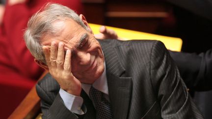 Le député des Landes, Henri Emmanuelli, lors d'une session de questions au gouvernement à l'Assemblée nationale, le 25 mars 2009. (JACQUES DEMARTHON / AFP)