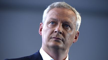 Bruno Le Maire, candidat à la primaire de la droite, à Jouy-en-Josas (Yvelines) lors de l'université d'été de 31 août 2016. (ERIC PIERMONT / AFP)