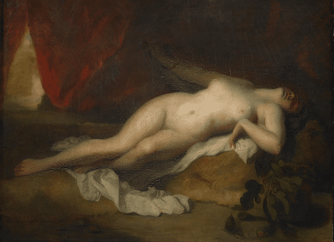 Jean Gigoux (Besançon, 1806 – Paris, 1894), La Mort de Cléopâtre, vers 1850, huile sur toile
 (Besançon, MBAA / C. Choffet)