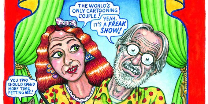 Couverture pour Aline et Robert Crumb, &quot;Drawn Together&quot;, 2012
 (Robert Crumb)