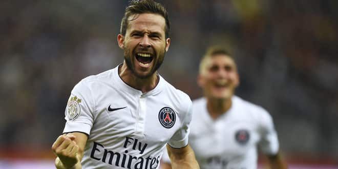 Le milieu de terrain du PSG, Yohan Cabaye