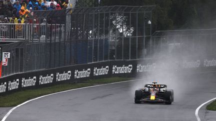 Max Verstappen lors des qualifications du Grand Prix du Canada, le 17 juin 2023. (MERT ALPER DERVIS / AFP)