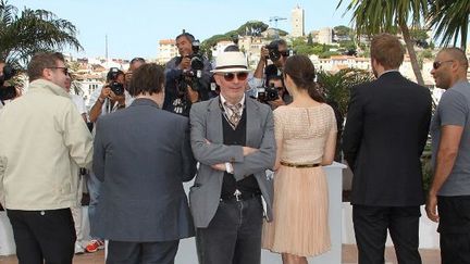 Jacques Audiard et l&#039;équipe du film
 (ALBERTO PIZZOLI / AFP)