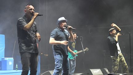 Massilia Sound System aux Déferlantes d'Argelès-sur-Mer (9 juillet 2018). (CLEMENTZ MICHEL / MAXPPP)