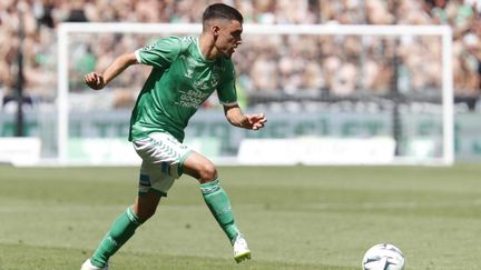 Stéphanois Mathieu Cafaro against Grenoble in Ligue 2, August 5, 2023. (ROMAIN BIARD / AFP)